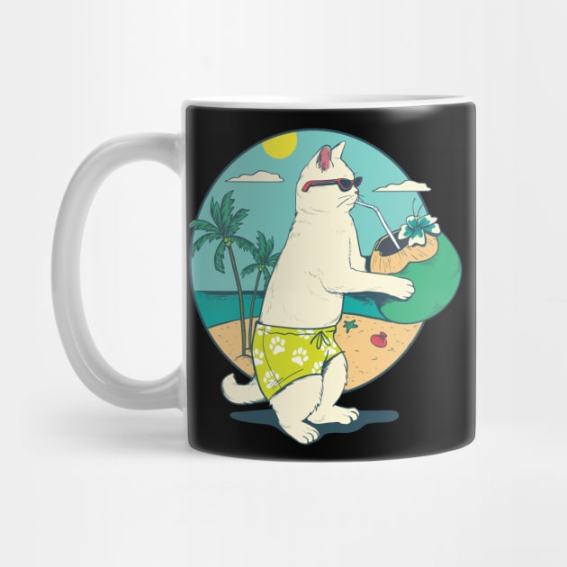 Katze macht Urlaub by 5StarDesigns